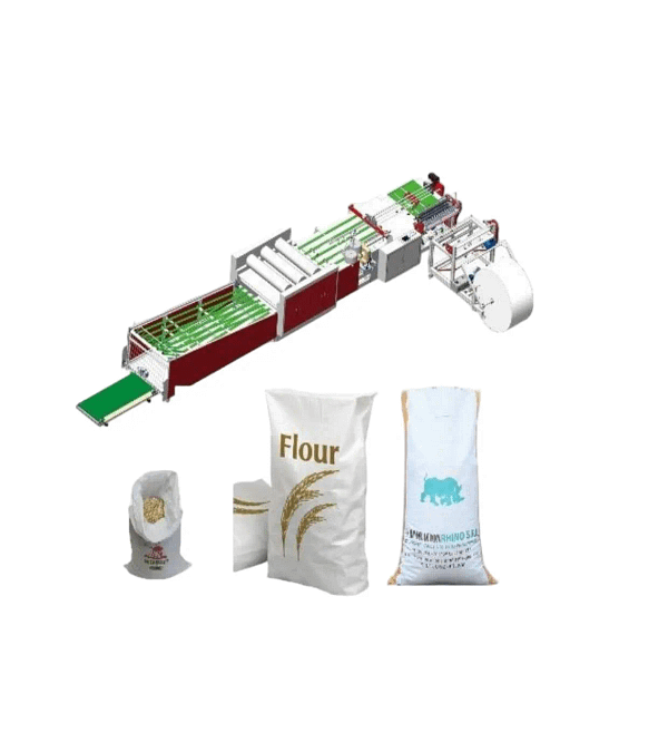 Automatic Cutting, Sewing & Printing Machine for Woven Sacks utomatic Cutting, Sewing & Printing Machine for Woven Sacks